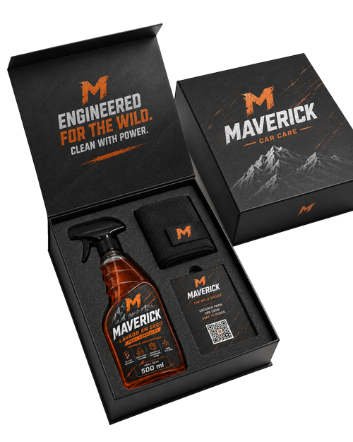Maverick Master Kit — Lavado en Seco 500ml + Microfibra Premium